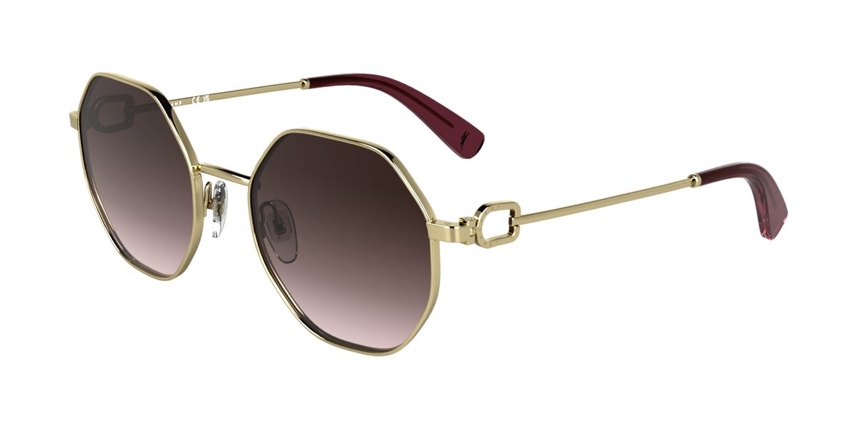 Longchamp LO179S Gold/gradient brown rose 52/20/140 WOMAN Zonnebrillen