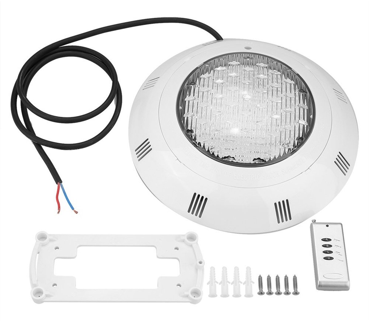 Store_8 - Multi Color Bright Pool Light - LED RGB - Waterproof - 12V 24 Watt - Met afstandsbediening - Geschikt voor tuin en zwembad