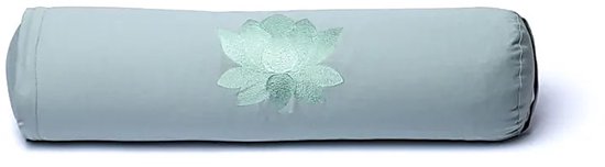Bolster rond lotus mauve biokatoen (OCS) van Pure Rest — afbeelding 3