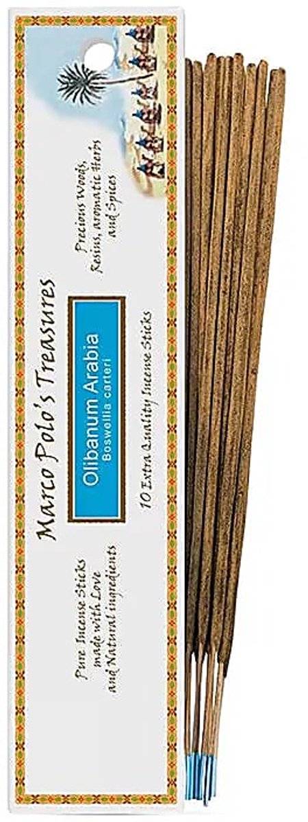 Wierook Marco Polo's Treasures Olibanum Arabia --set van 2 stuks - 20 G - 20 g