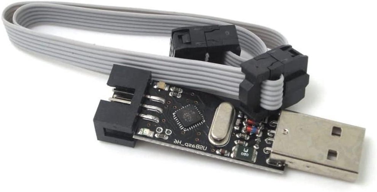 Programmeer Module - USB Programmer AVR Module - Microcontroller Programmeren - Ondersteuning Win10 Linux - 10 g - Zwart