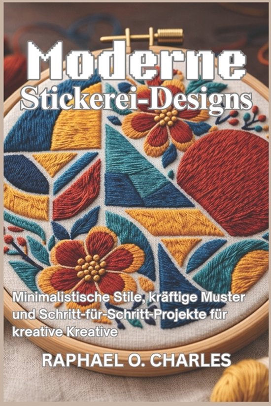 Moderne Stickerei-Designs - cover