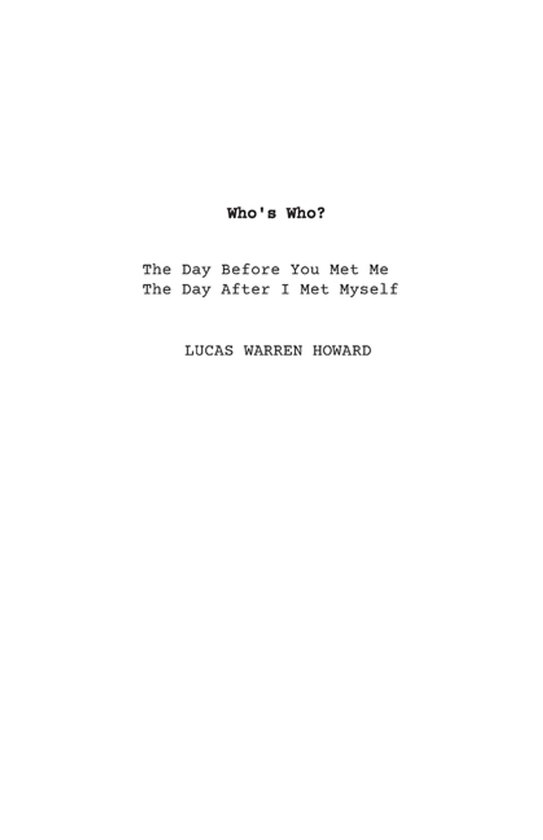 A Who's Who of Who's Really Who- Who's Who? - cover
