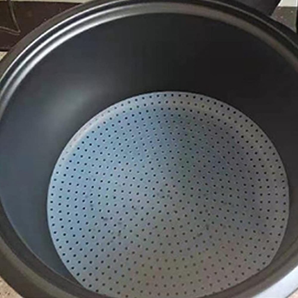 Store_8 - Rijstkoker - Siliconen Mat - Hittebestendig en Duurzaam - Wit - Brandwerende Pad - Voor Commerciële Rijstkokers - 30cm