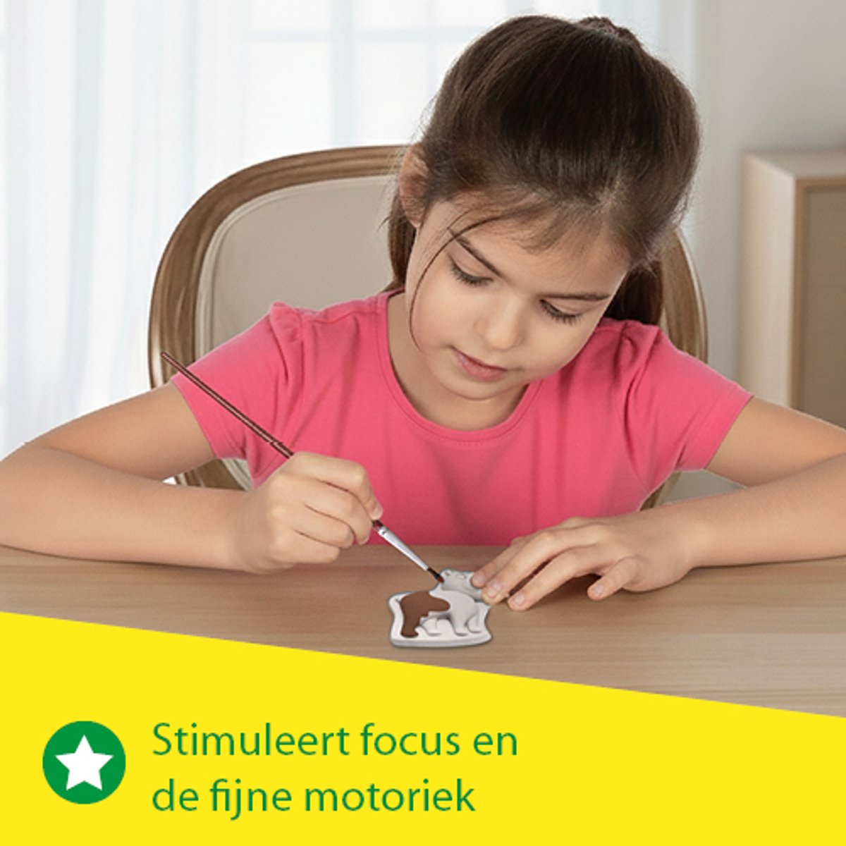SES Creative - Gieten en Schilderen - Bosdieren - gips gieten - maak een hertje, vos, uil en meer - met sneldrogend gips, verf en penseel - knutselen voor kinderen — afbeelding 5
