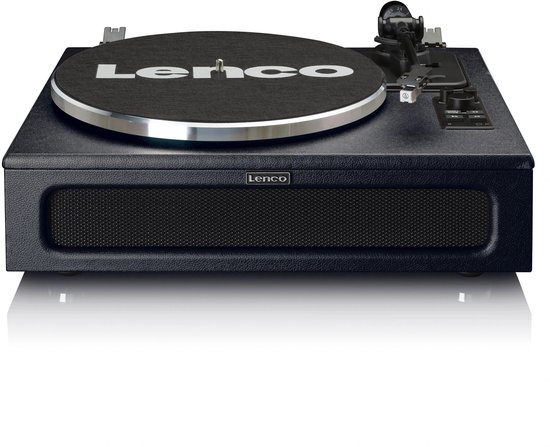 Lenco Platenspeler met Bluetooth - Vier ingebouwde Speakers 40W RMS - LS-430BK - Zwart — afbeelding 2