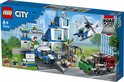LEGO City Politiestation 60316: Politieauto, helikopter, gevangenis, truck en figuren.