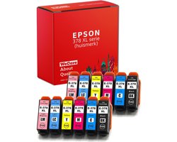 weCare 12-pack - Geschikt voor Epson 378XL inktcartridges - XP 8500 - 8505 - 8600 - 8605 - 8700