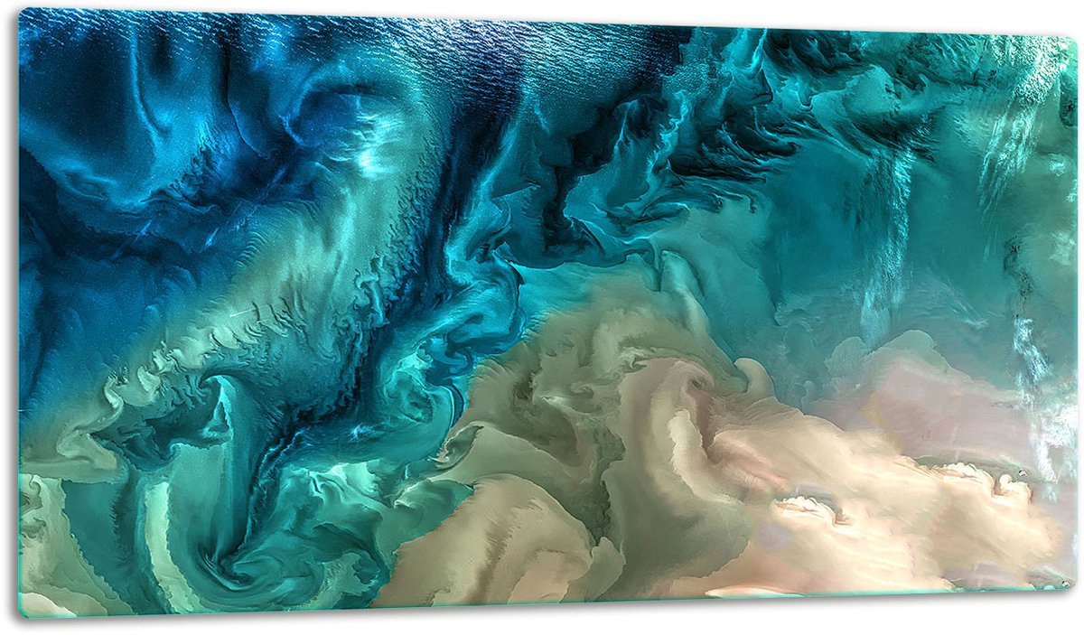 TMK ArtDeko - Snijplank Glas - 52x30cm - Vaatwasserbestendig - Inductiekookplaat Compatibel
