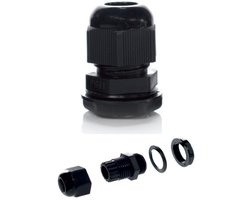 Trytyt - Kabelwartel PG-9B - Zwart - IP68 - Poliamide