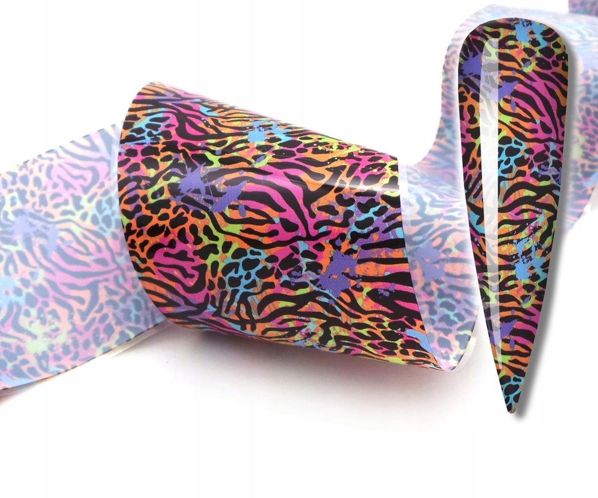 Frezarkowo - Folie voor Nagels - Panter, Stippen, Zebra - 100x4cm