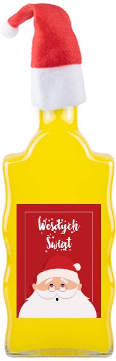 Bimberek - Fala Fles Set - 500ml - Kerstetiket - Muts