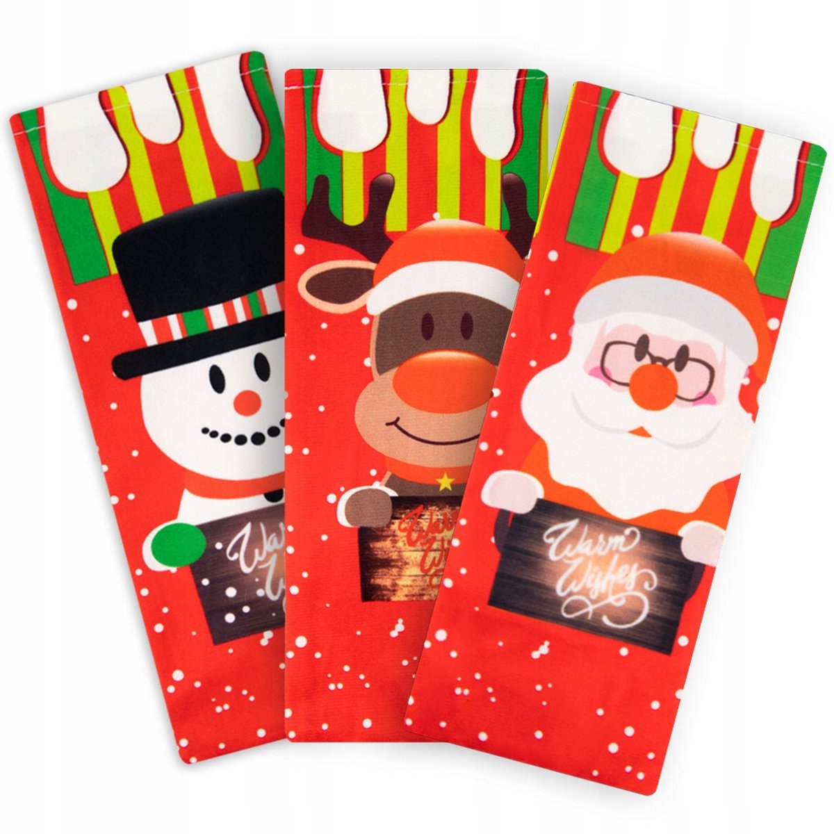Bimberek - Wijnfles Geschenkverpakking - Kerstthema - 3 Ontwerpen