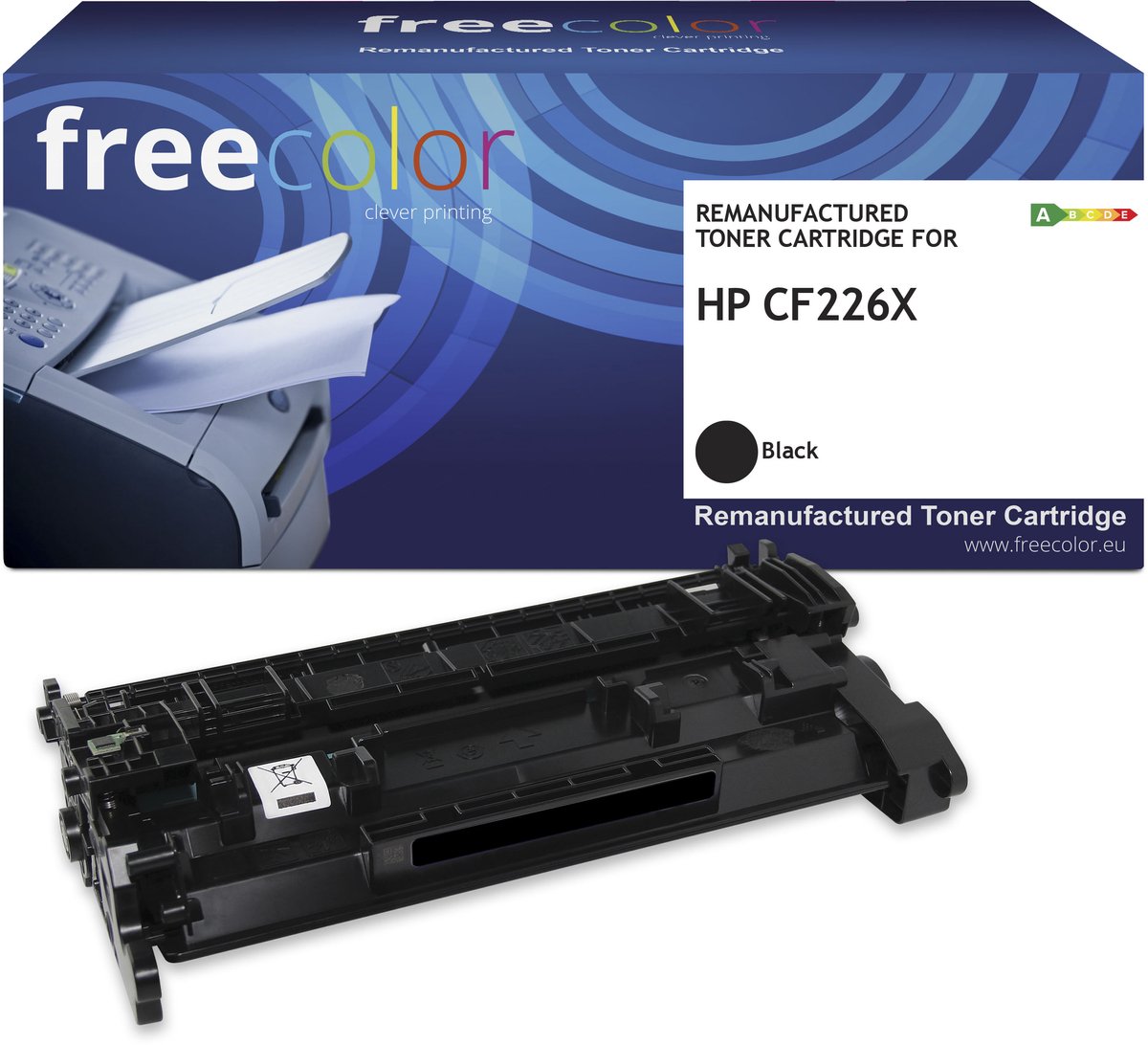 HP CF226X Jumbo - toner FREECOLOR - XHC- Black 12000p
