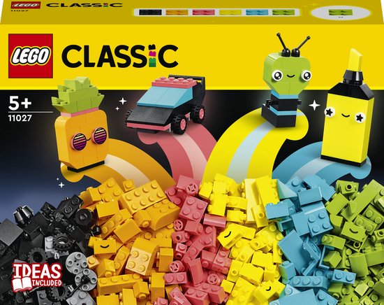 LEGO Classic Creatief Spelen met Neon Bouwset - 11027