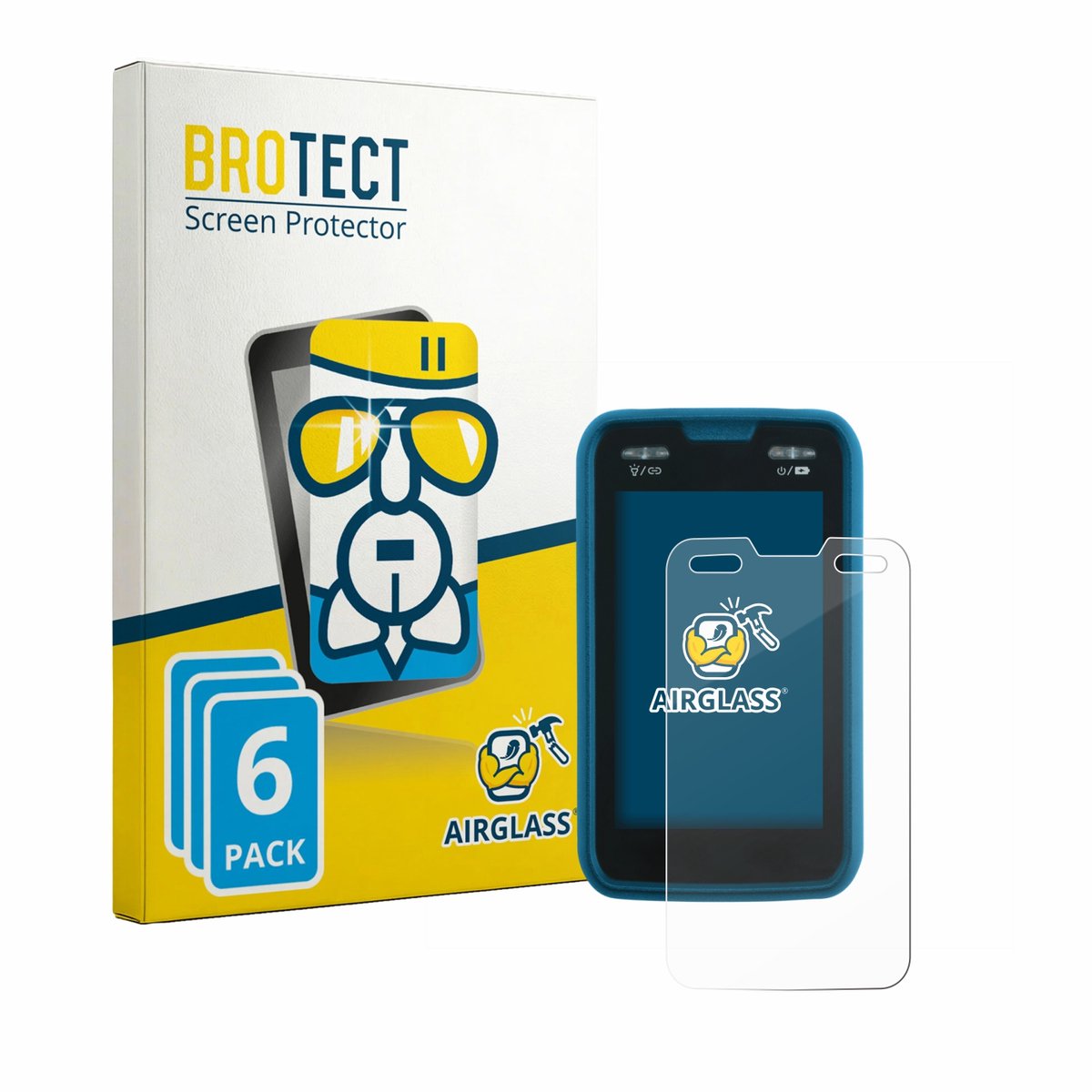 Screenprotector 6 Stuks voor Softing IT Networks LinkXpert M3 Beschermglas transparant