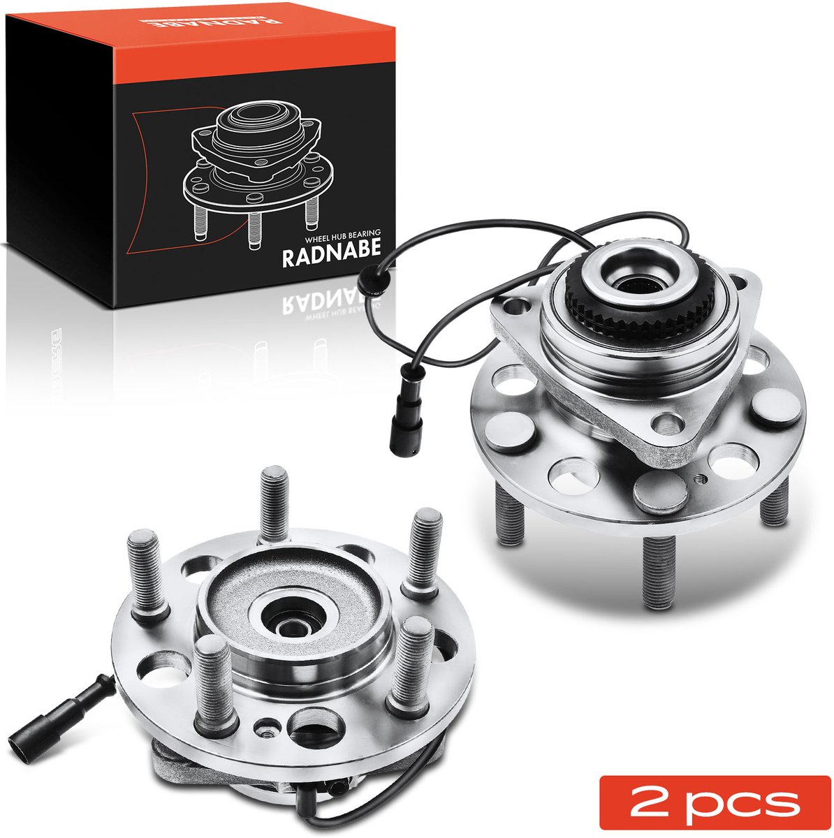 Frankberg 2x Wielnaaf Set Voor voor Ssangyong