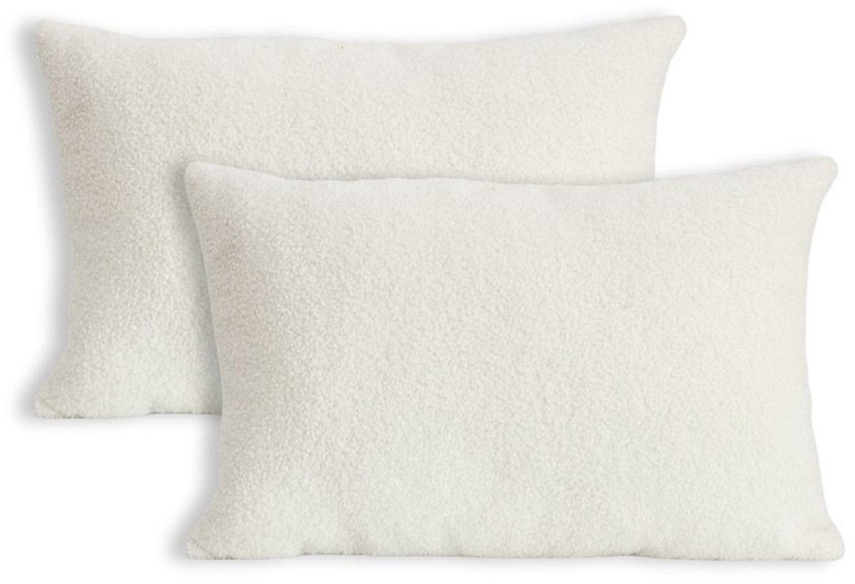 LuMali Kussensloop Ecru 40x60 cm - Kinder Kussensloop - Toddler Pillow Case - OEKO-TEX®