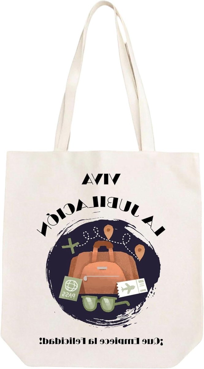 Tas voor Pensioen - Cadeau Tas - Pensioen Vieren - Optimistische Tekst - 40 x 35 cm - Niet gespecificeerd