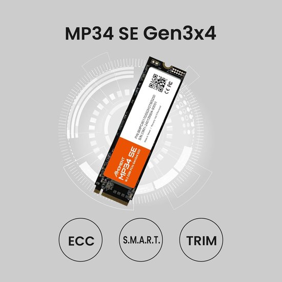 Interne SSD - Solid State Drive NVMe SSD - Snellere PC Prestaties - PCIe Gen3 x4 Interface - 512 GB van Merkloos — afbeelding 2