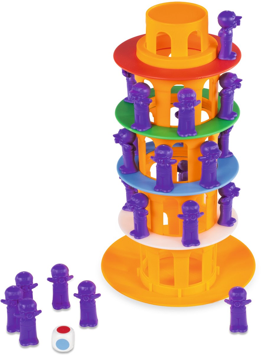 Jumbo - Toren Van Pisa - Reiseditie - Actiespel - Ideaal reisspel — afbeelding 5