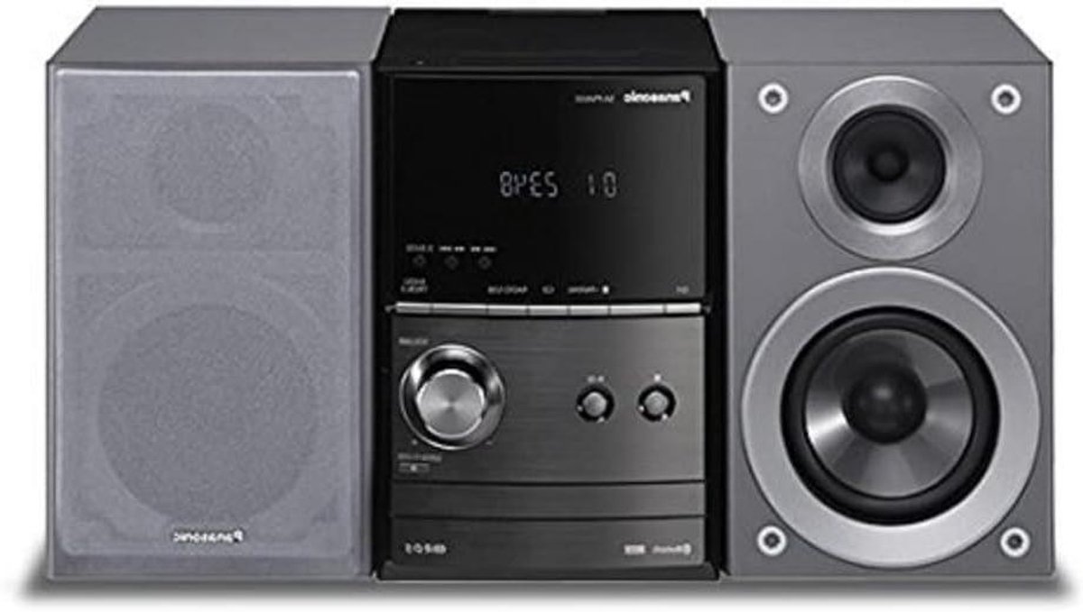 Micro HiFi Systeem - Stereo Installatie CD - Muziek Luisteren - 2-weg Bass Reflex - 40 Watt RMS - Zilver