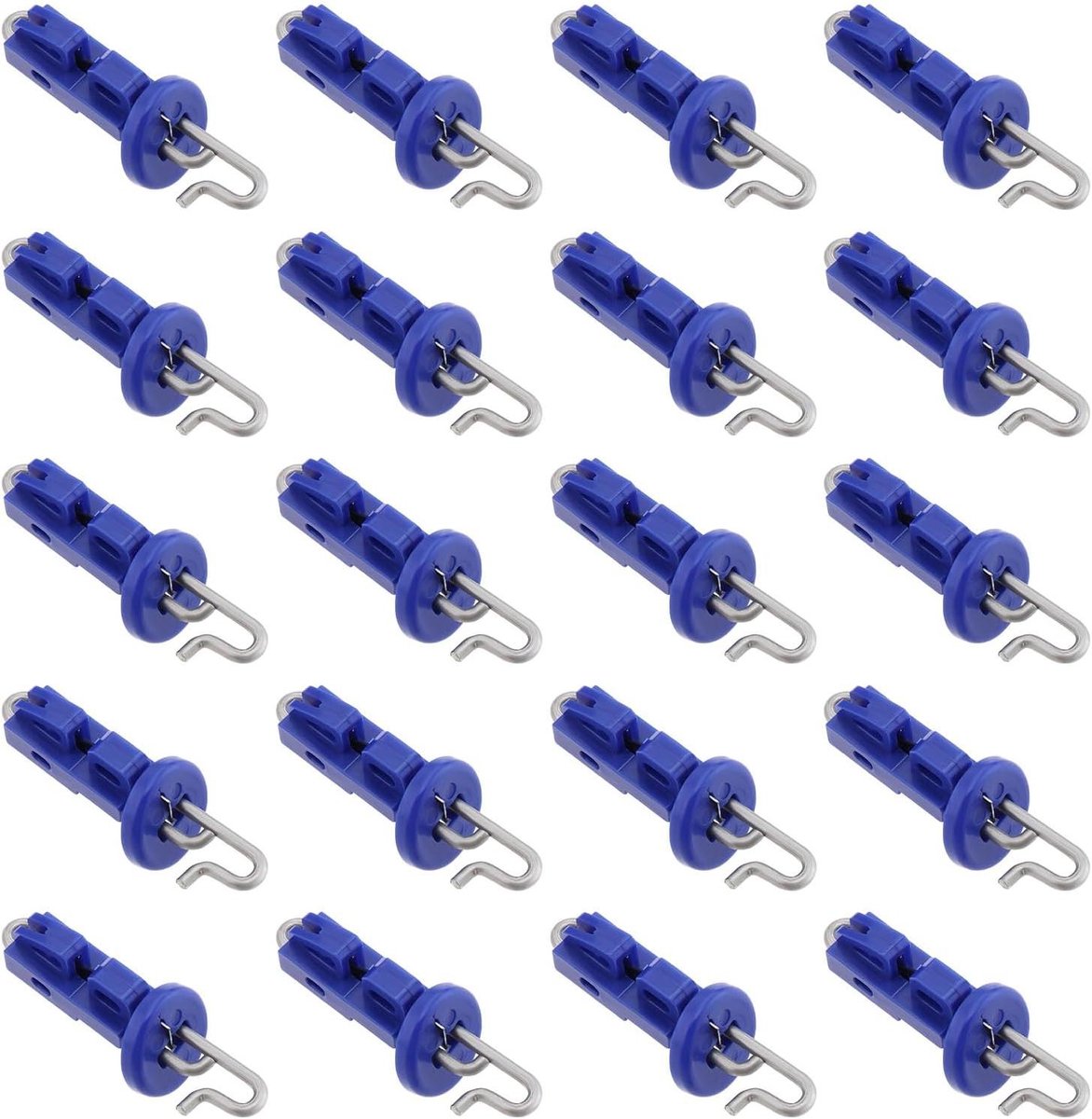 Aas Release Clips - Haak Clips - Vissen - Roestvrij Staal - 38.5mm - Blauw