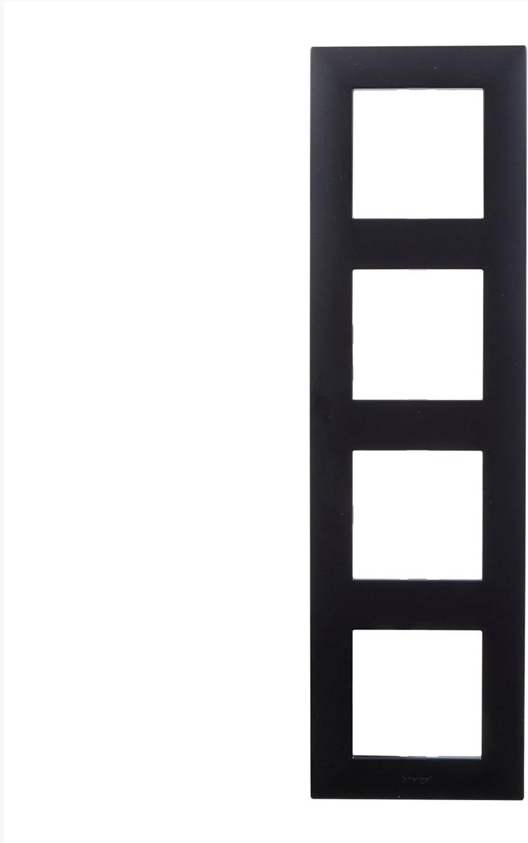 Quadruple Frame - Wand Frame - Installatie Afwerking - Automatische Klemmen - Standaard Maat - Antraciet