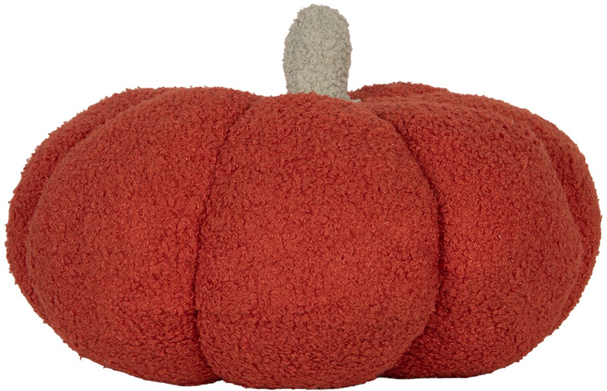 Decoratie Pompoen Ø 30x18 cm Rood Polyester Herfst decoratie