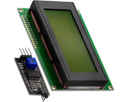 LCD Scherm Module - Tekst Display - Arduino Projecten - I2C Interface - 98x60x12mm - Groen