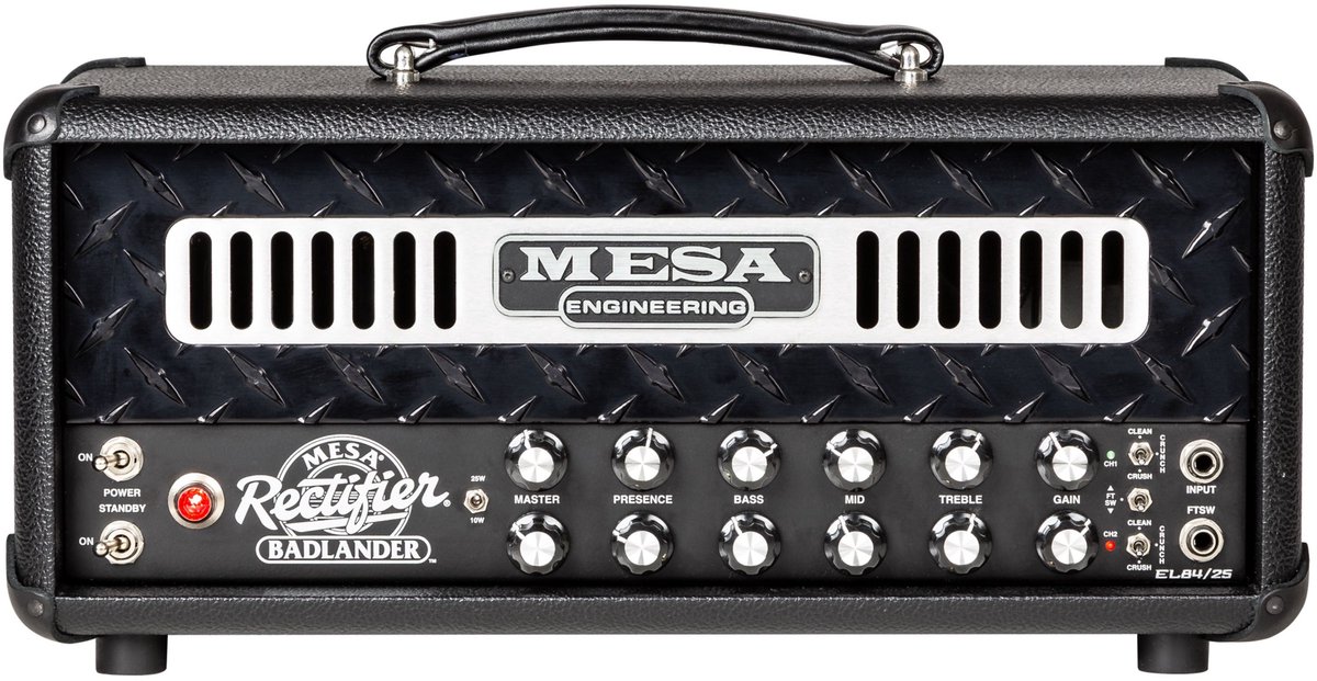 Mesa Boogie Badlander 25 Head Black Bronco - Buizenversterker top voor elektrische gitaar