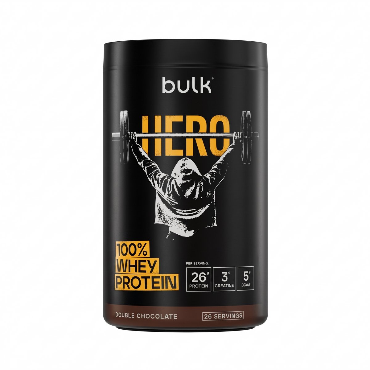 Bulk Hero 100% Whey Protein (2275g) Double Chocolate - Eiwitten - Wei-eiwit Mix