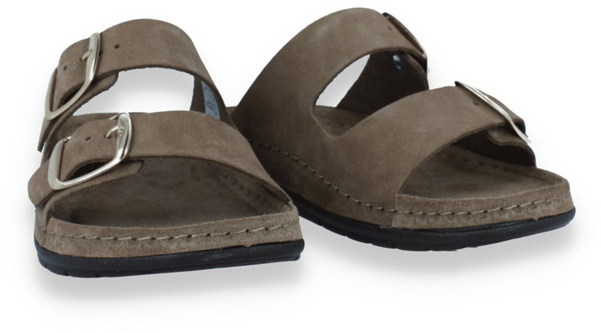 Comfort Plus Dames Slipper | Taupe | Maat: 36