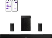ULTIMEA Skywave Series - 5.1.2 Soundbar met 6,5" Draadloze Subwoofer - Dolby Atmos Soundbar - Homecinemaset - Zwart