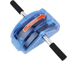 Ab Roller Oefening Wiel, Ab Wiel, Buikroller, fitnessapparatuur en buikspiertrainer voor sterke schouders/armen/rug/buikspieren, voor dames en heren, 01, zwart