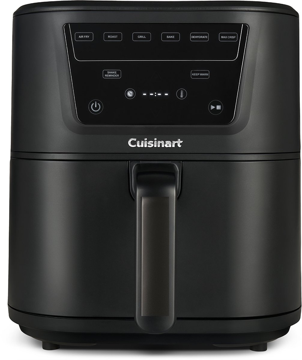 Cuisinart - Compact Max AFS80BL Airfryer - Heteluchtfriteuse XXL 7,6 L 2000W - Tot 8 porties - 7 programma's - PFAS-vrij keramisch - Zwart
