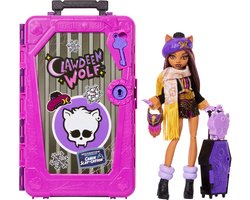 Monster High Skulltimate Secrets Cabinevakantie Speelset - Clawdeen Wolf Pop en Accessoires