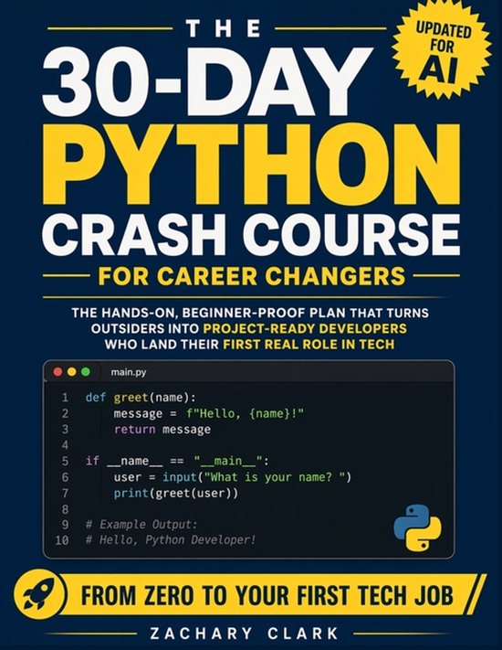 The 30-Day Python Crash Course for Career Changers - cover