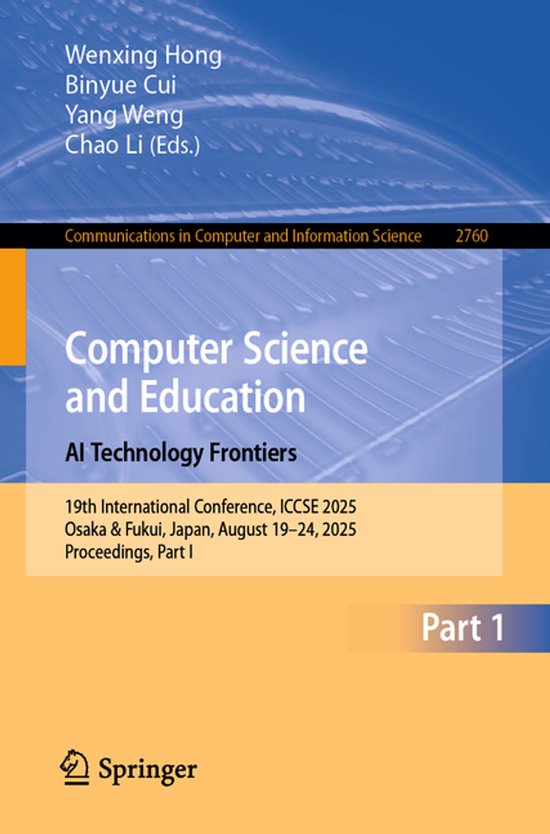 Communications in Computer and Information Science2760- Comp ... - cover