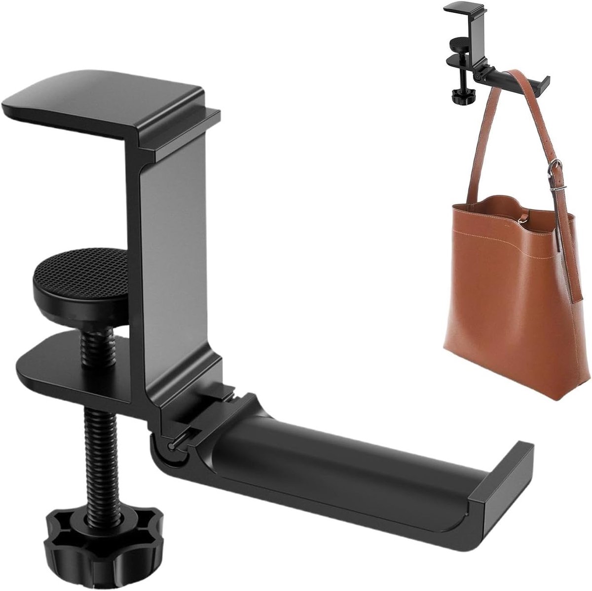 Koptelefoon Standaard – Headset Houder voor onder Bureau – Verstelbare Hoofdtelefoon Haak – Aluminium Headset Standaard Gamer – Universele Ophangbeugel – Zwar