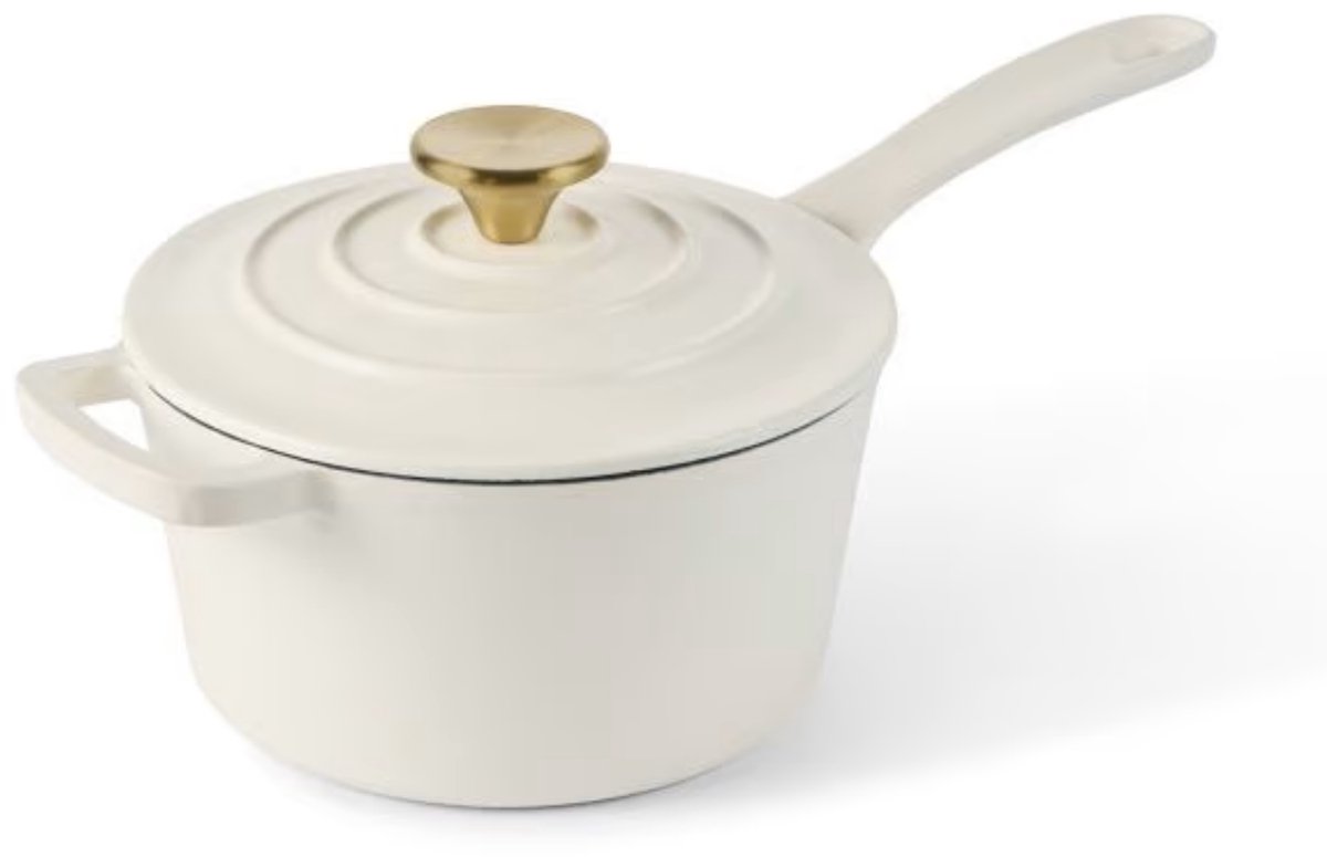 Byron gietijzeren sauspan 19 CM - met deksel