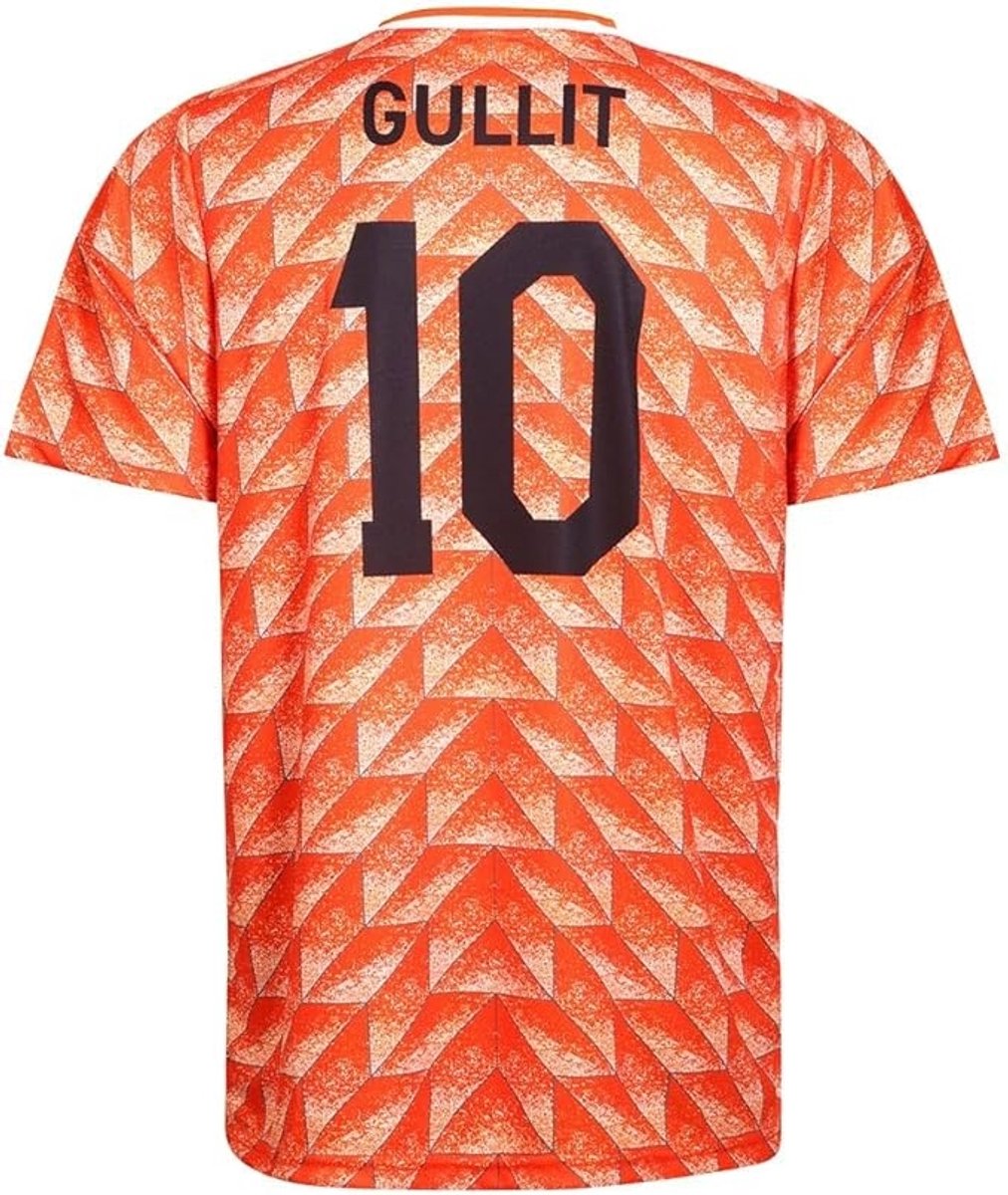 Voetbalshirt - Nederlands Elftal Shirt - Ruud Gullit - Maat L - nummer 10 - Oranje Shirt Koningsdag - Voetbalshirts Kinderen - Jongens en Meisjes - Sportshirts - Volwassenen - Heren en Dames