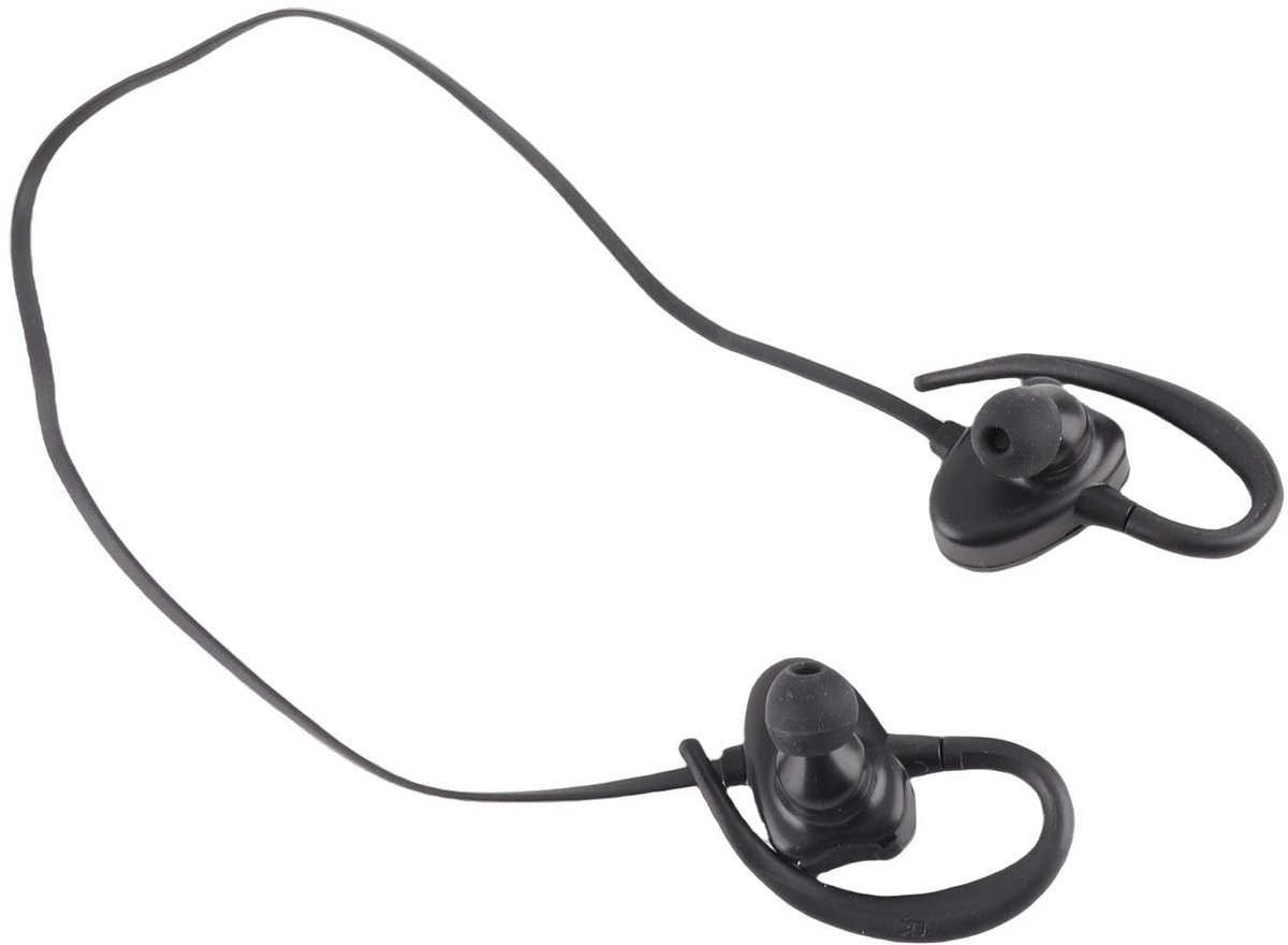 Allecto - Draadloze zwemkoptelefoon - IPX8 waterdichte Bluetooth onderwaterhoofdtelefoon - Zwart - Ruisonderdrukking - Geschikt voor volwassenen