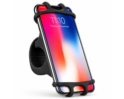 Eldur Telefoonhouder Fiets – Universele Smartphone Houder voor Stuur – Phone Holder - Geschikt voor E-Bike, Motor, Fatbike en Scooter