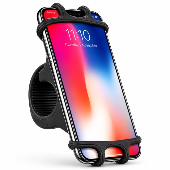Eldur telefoonhouder fiets – 4 tot 6,5 inch – zwart