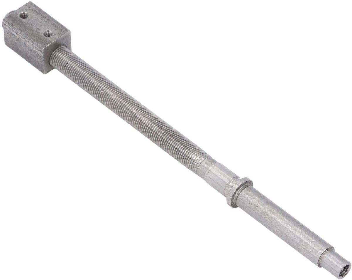 Allecto - Linkse Draadschoef - Precisie en Compatibiliteit - Geschikt voor Mini Lathes - M10x1.0 - Hoogwaardige kwaliteit - Ideaal voor metaalbewer...