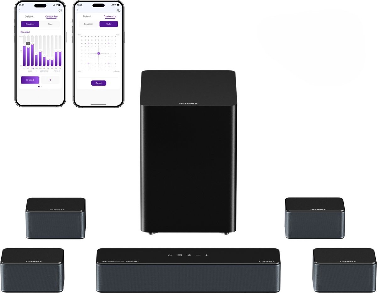 ULTIMEA Poseidon D80 Soundbar 7.1 Dolby - ULTIMEA - €256,49