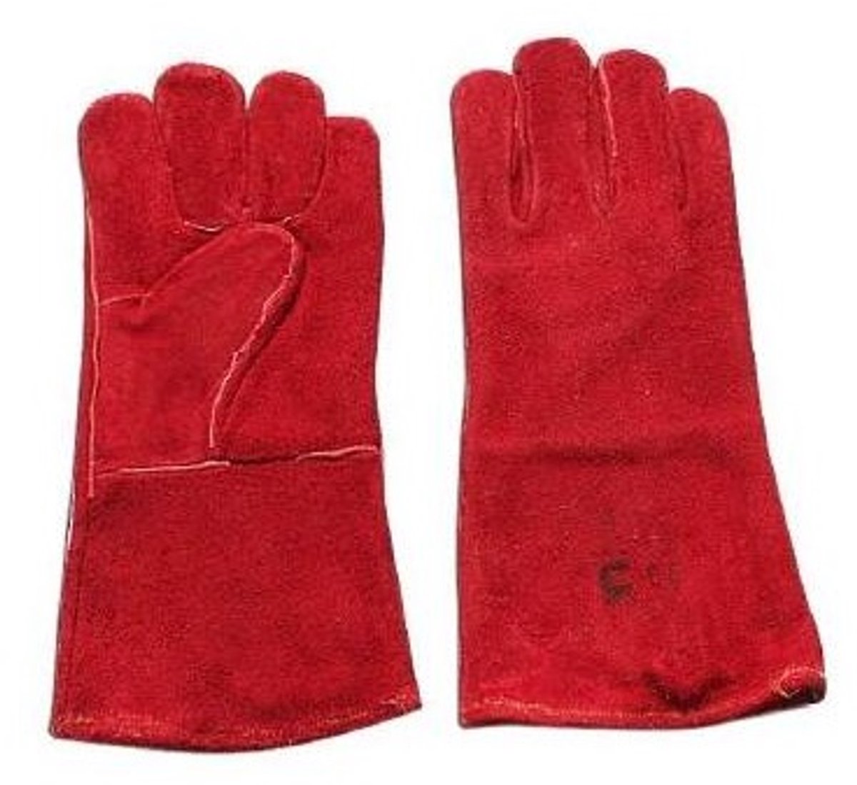 Consorte 301/321 Professionele Lashandschoenen – Hittebestendig Runderleer – Versterkte Constructie – Maat 10/XL – Blauw/Grijs
