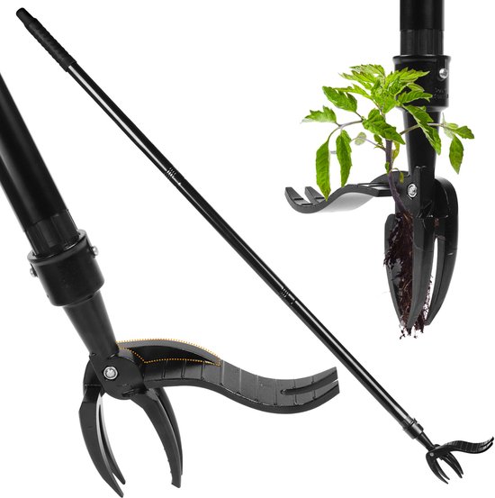Onkruidtrekker - Onkruidverwijderaar - 104cm - Aluminiumlegering + roestvrij staal - Onkruid Trekker - Garden Weeding Tool for No Bending or Kneeling van Merkloos	 — afbeelding 3