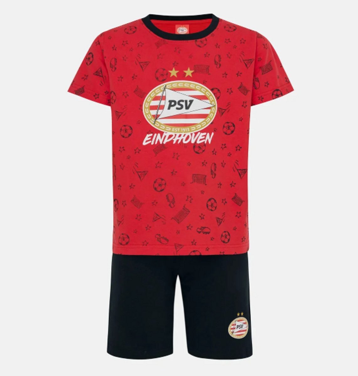 PSV Shortama maat 116 - PSV Slaapkamer - PSV pyjama